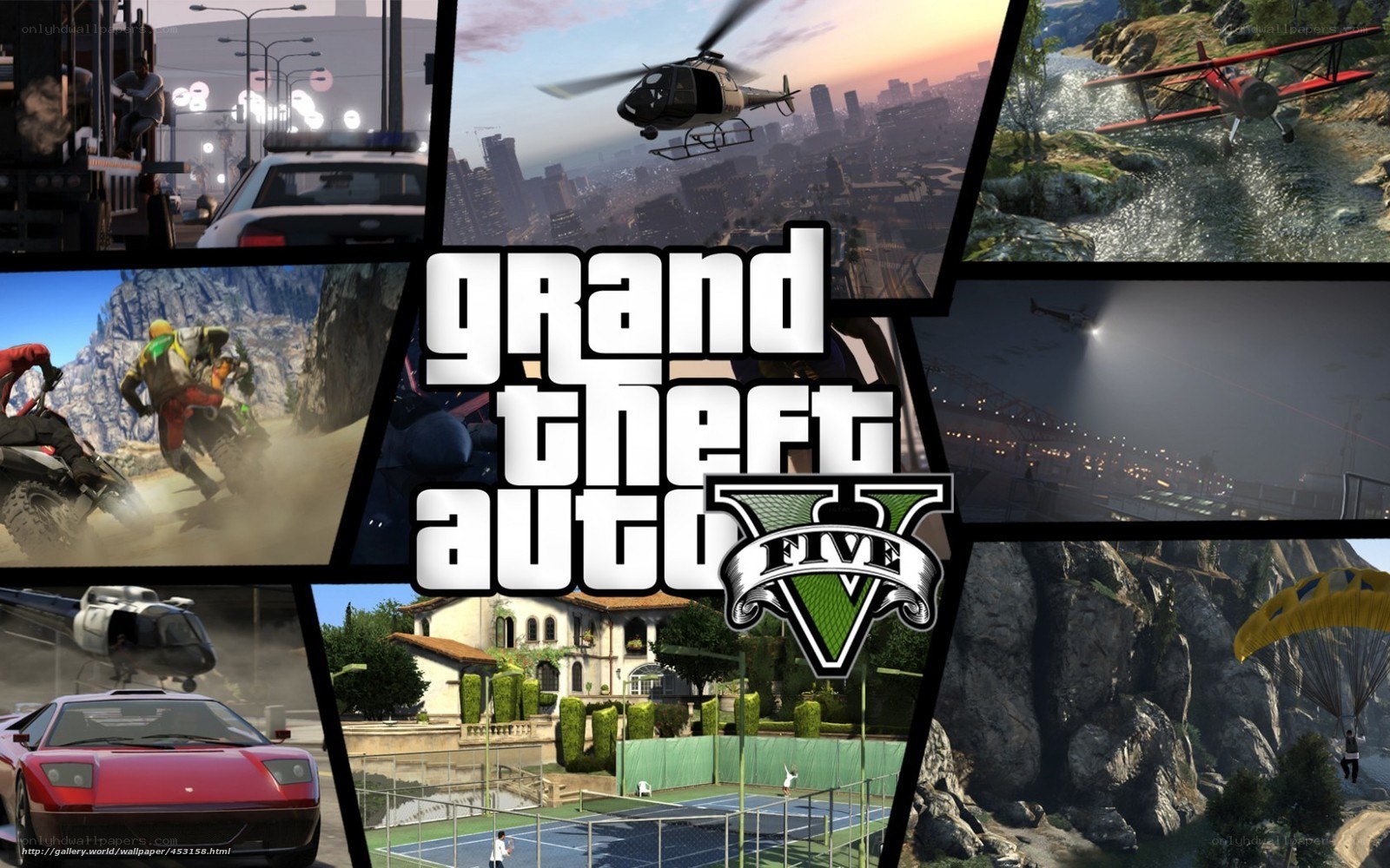 Grand Theft Auto V collage