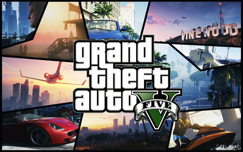 Grand Theft Auto V collage