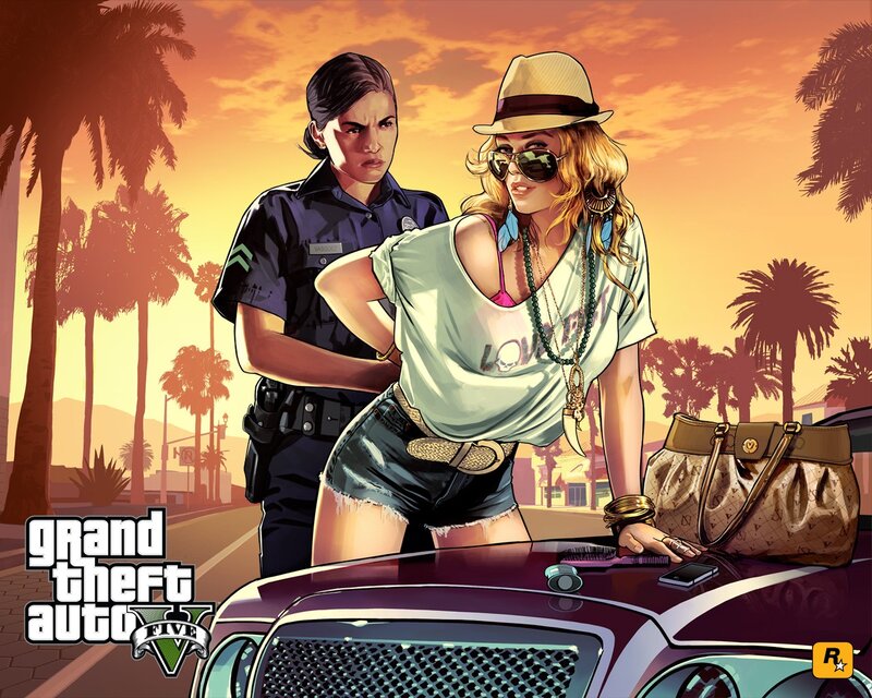 Grand Theft Auto V cover art