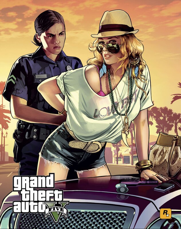 Grand Theft Auto V cover art