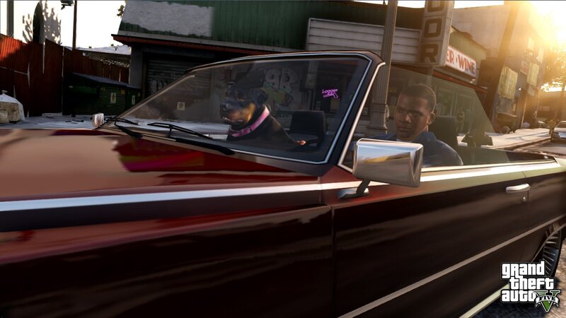 Grand Theft Auto V gameplay scene