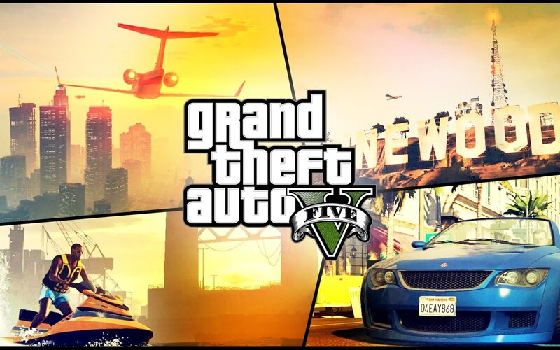 Grand Theft Auto V promotional art