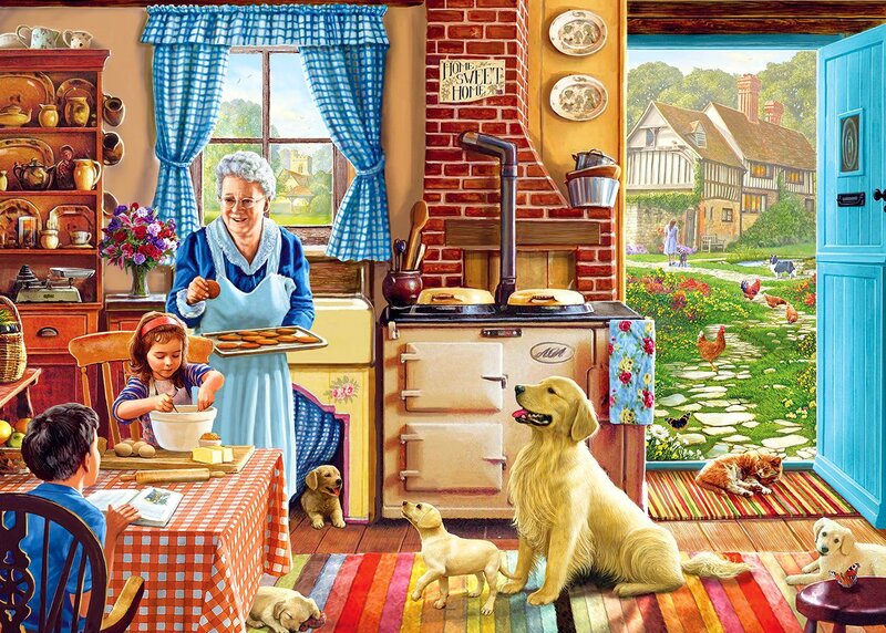 Grandmother Baking Cookies