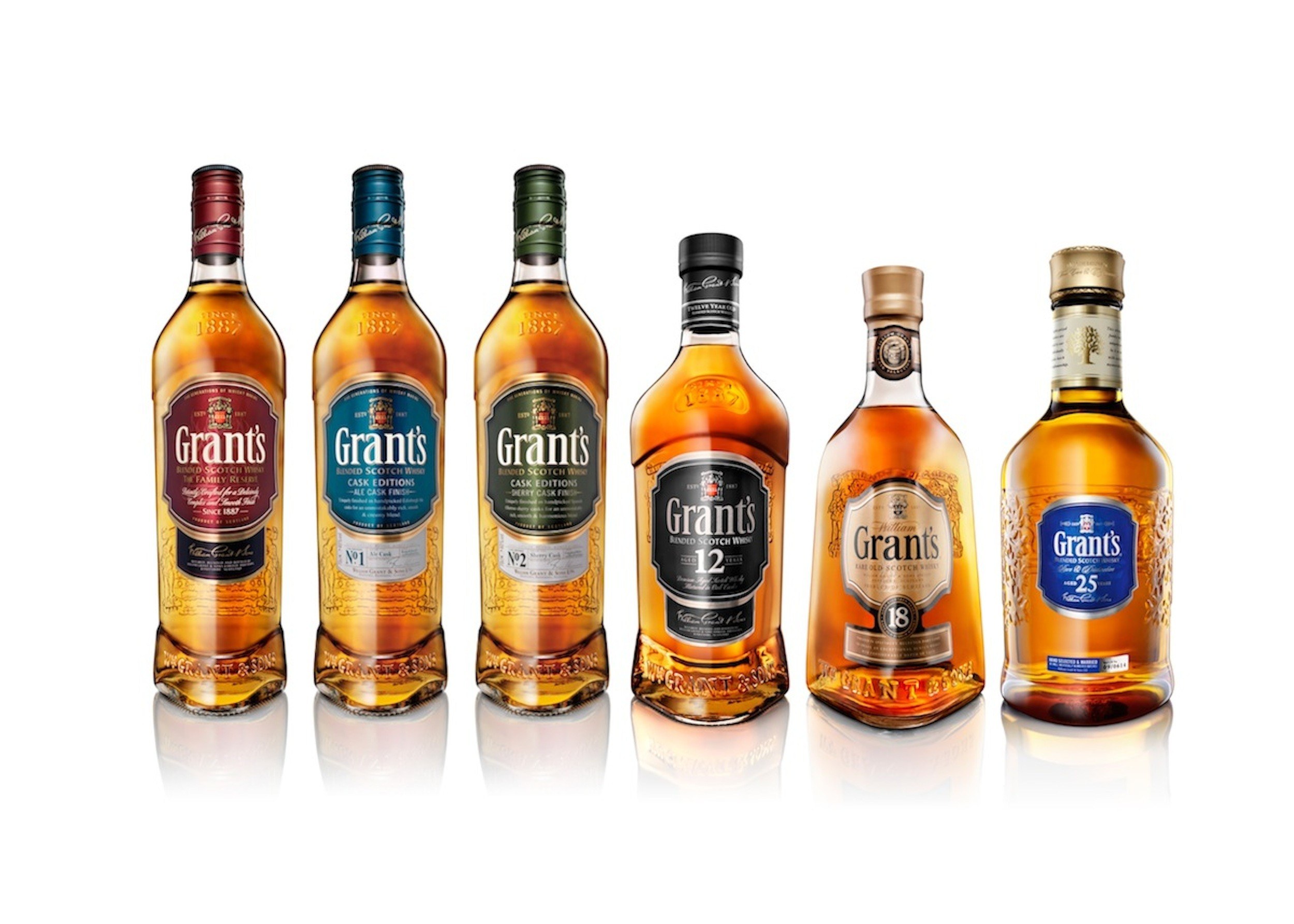 Grant's whisky collection