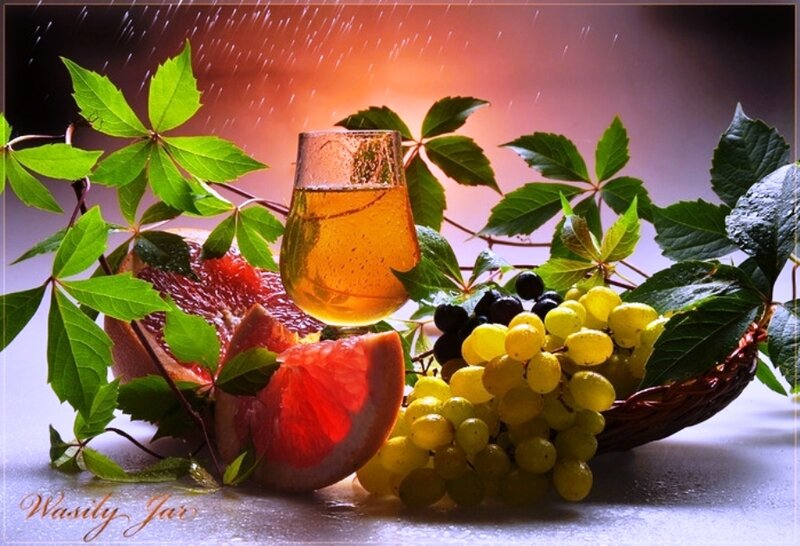 Grape and Citrus Fruit — Green
