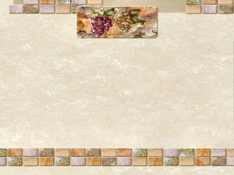 Grape-themed Tile Design