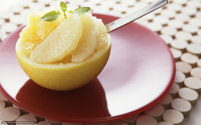 Grapefruit Dessert — Yellow