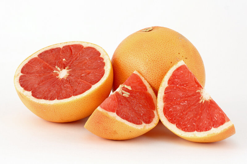 grapefruit fruit slices