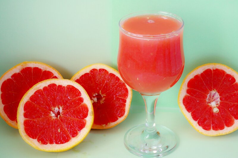 Grapefruit Juice and Slices