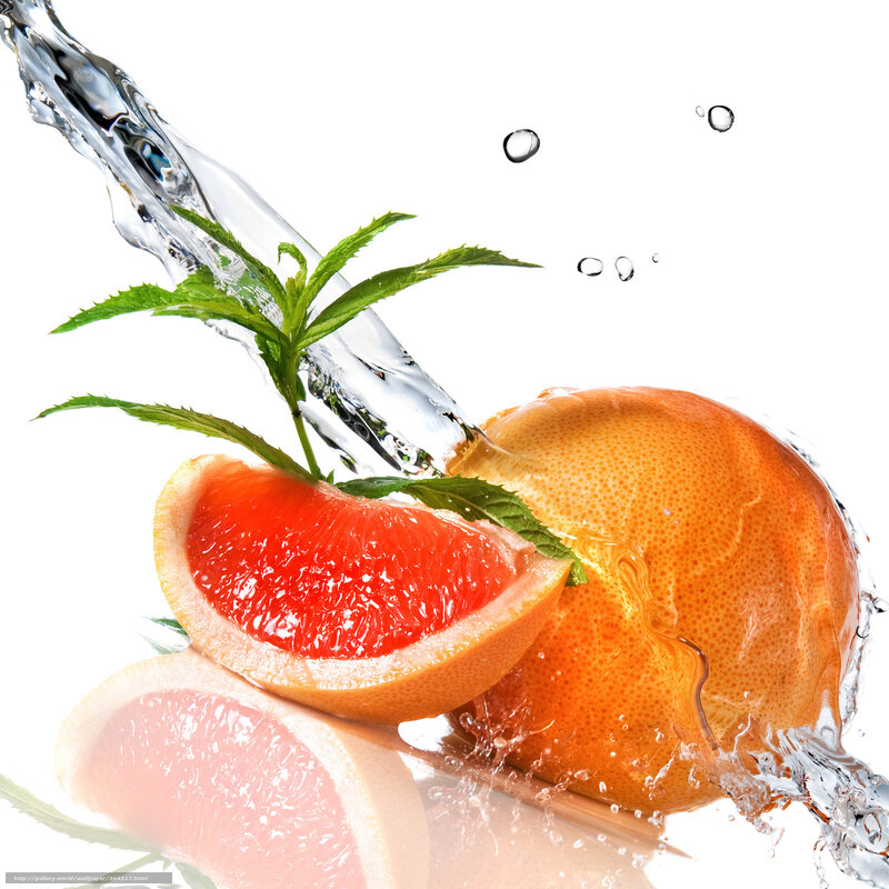 Grapefruit with Mint — Orange