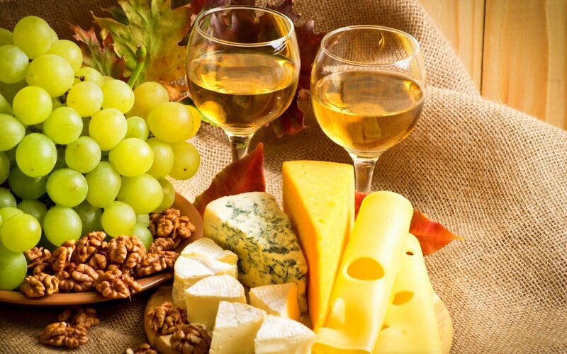 Grapes and Cheese Platter