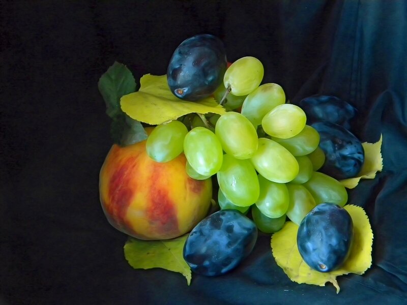 Grapes and Plums