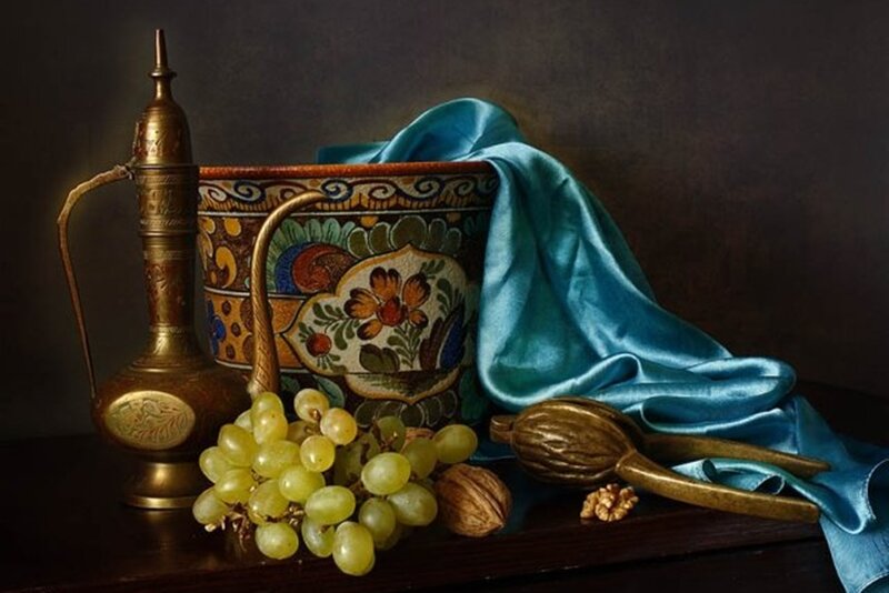 Grapes and Walnuts