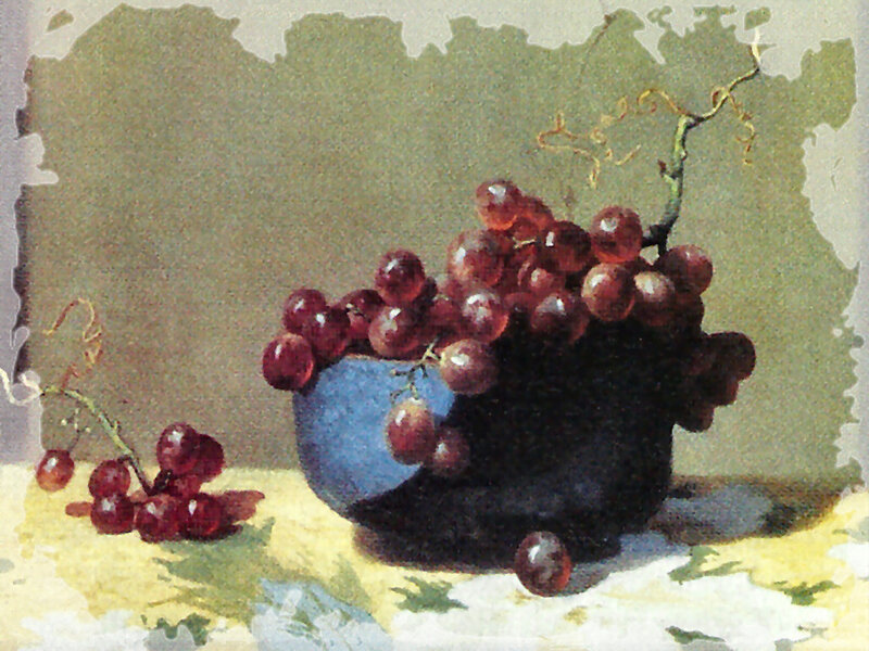 Grapes in a Bowl