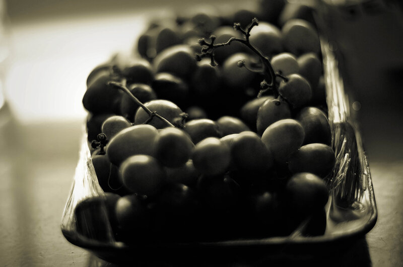 Grapes in a Container