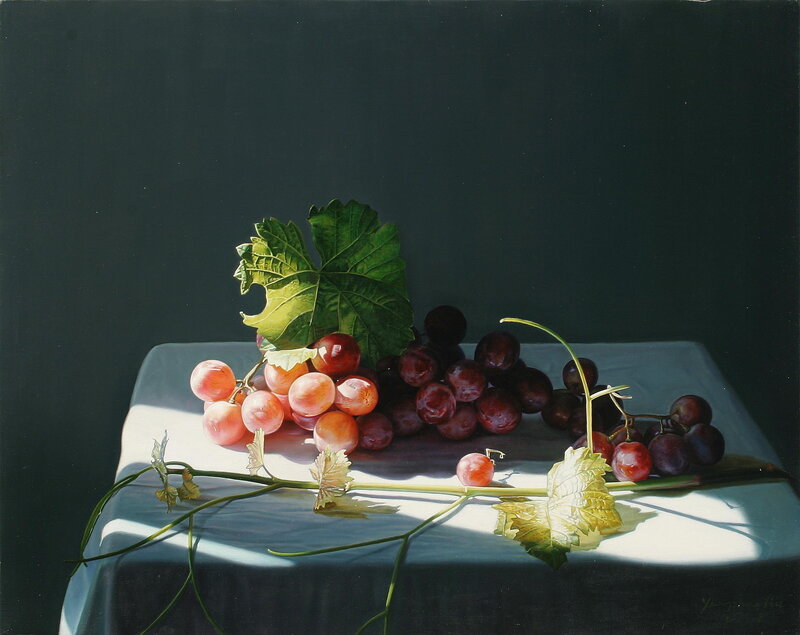 Grapes on a Table
