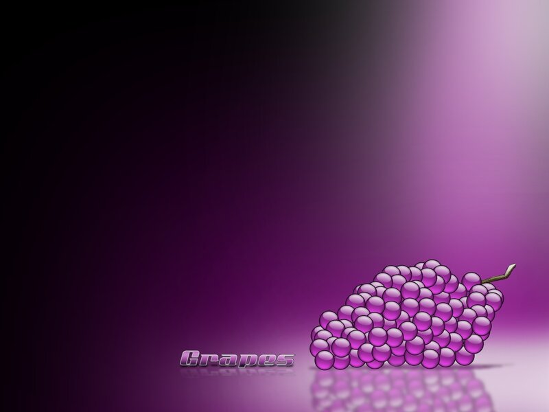 grapes on purple background