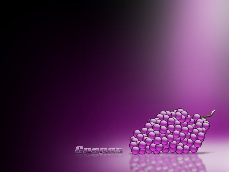 grapes on purple background