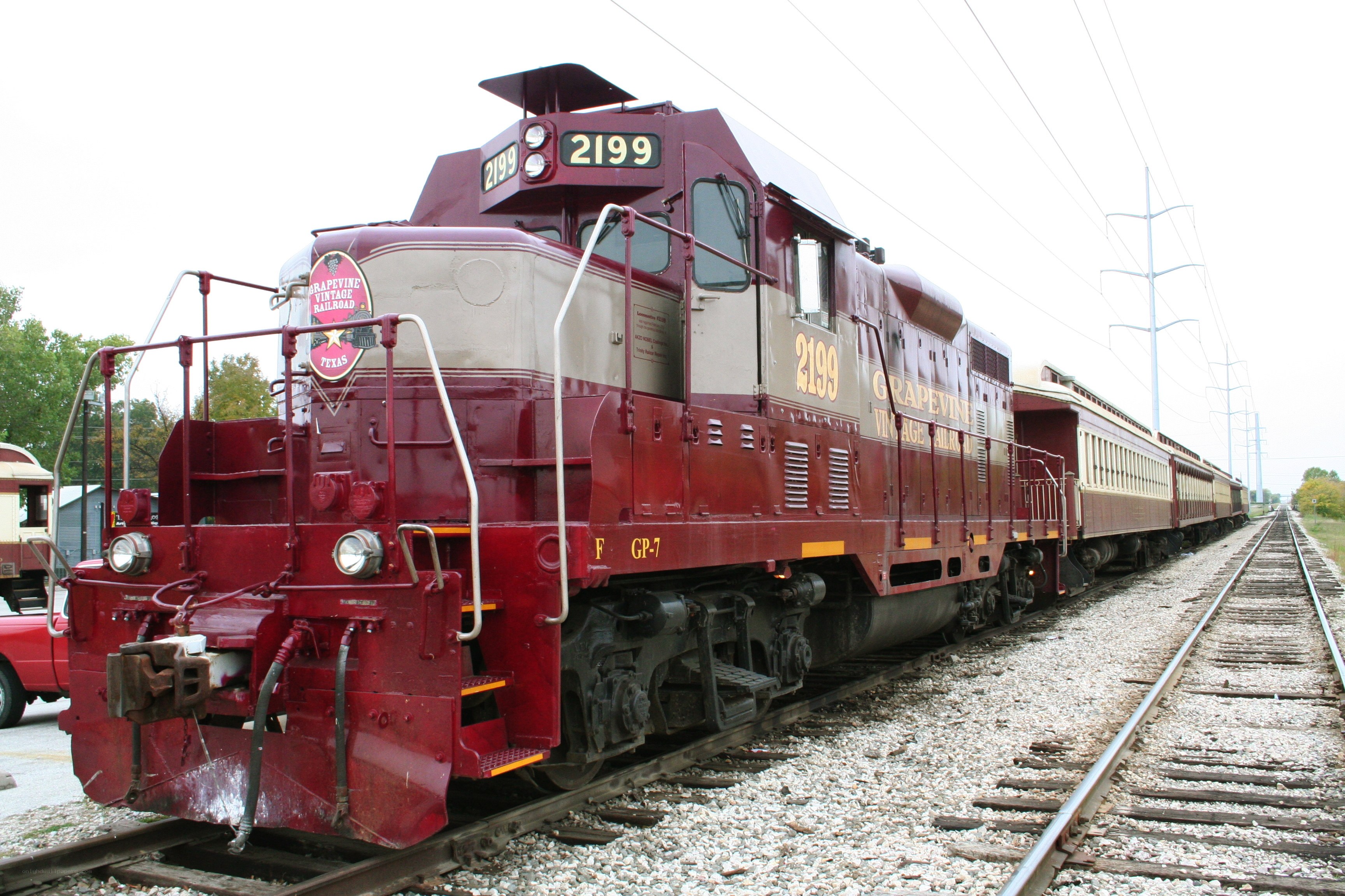Grapevine Vintage Railroad train