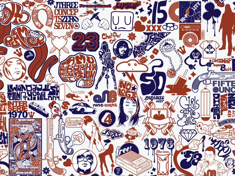 Graphic Collage Art