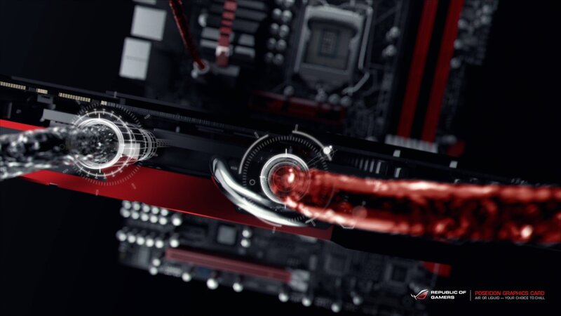Graphics Card Cooling System — Black