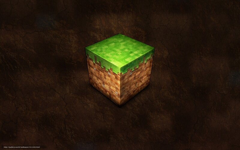 Grass Block in Dirt — Green