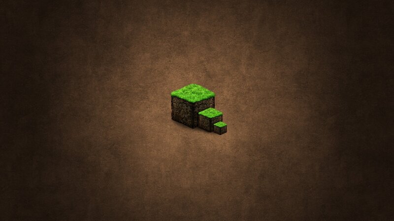 Grass Blocks in Dirt
