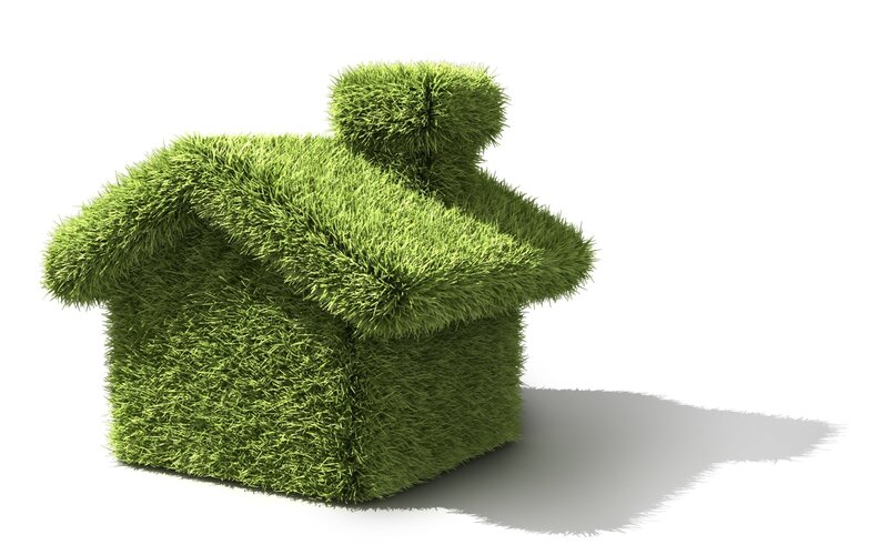 Grass House Model — Green