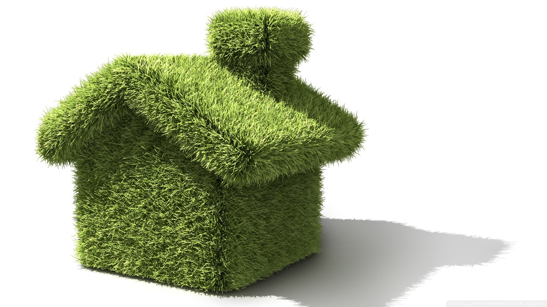 grass house sculpture