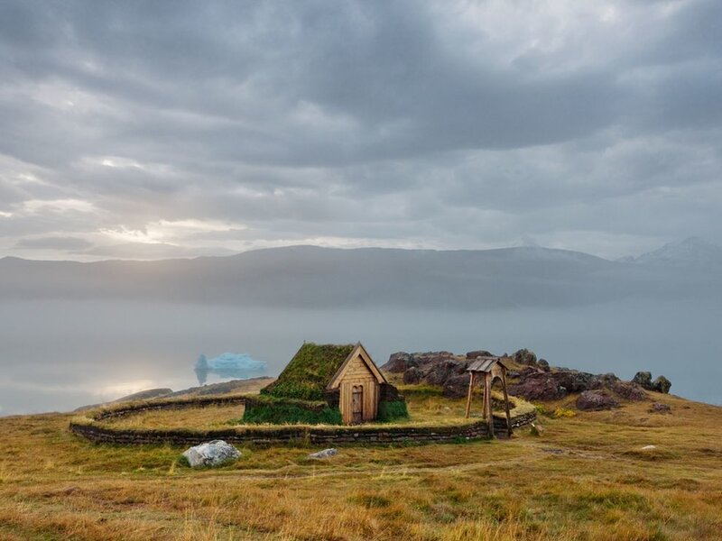 Grass-roofed Cabin