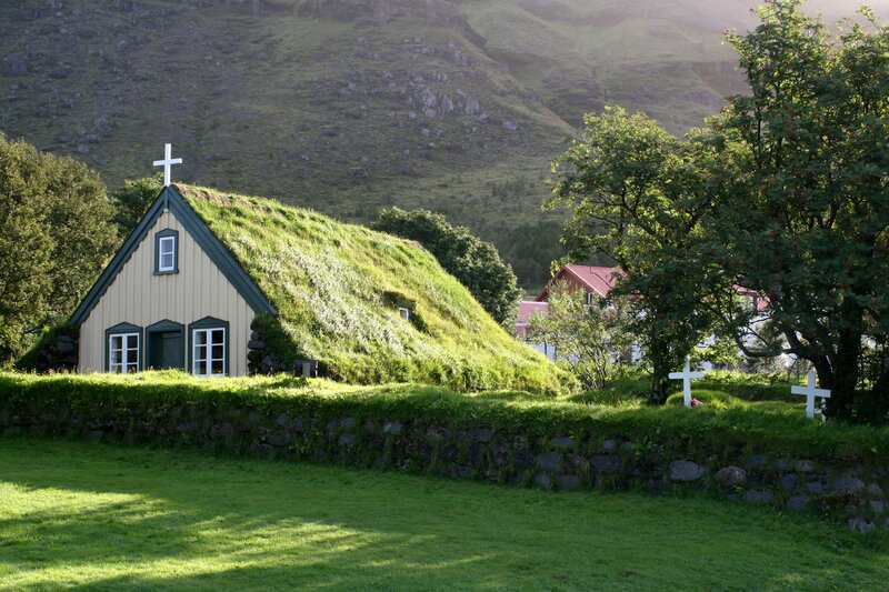 Grass-roofed Church