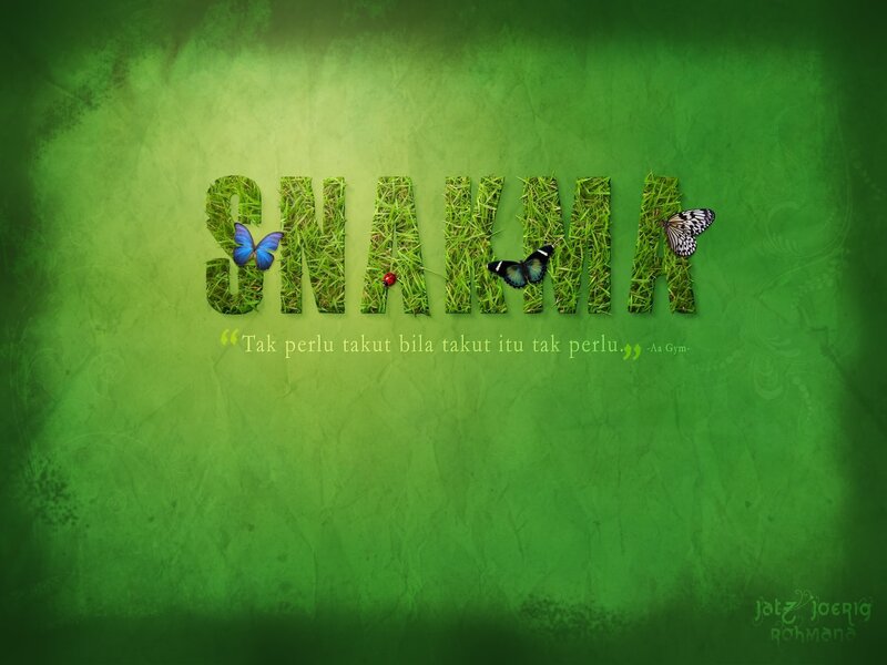 Grass Text with Butterflies
