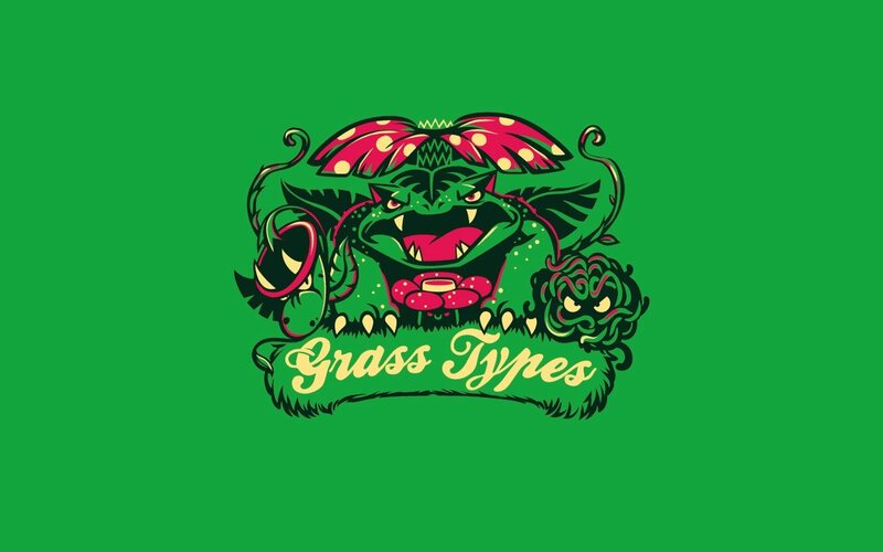 Grass-type Pokémon — Green