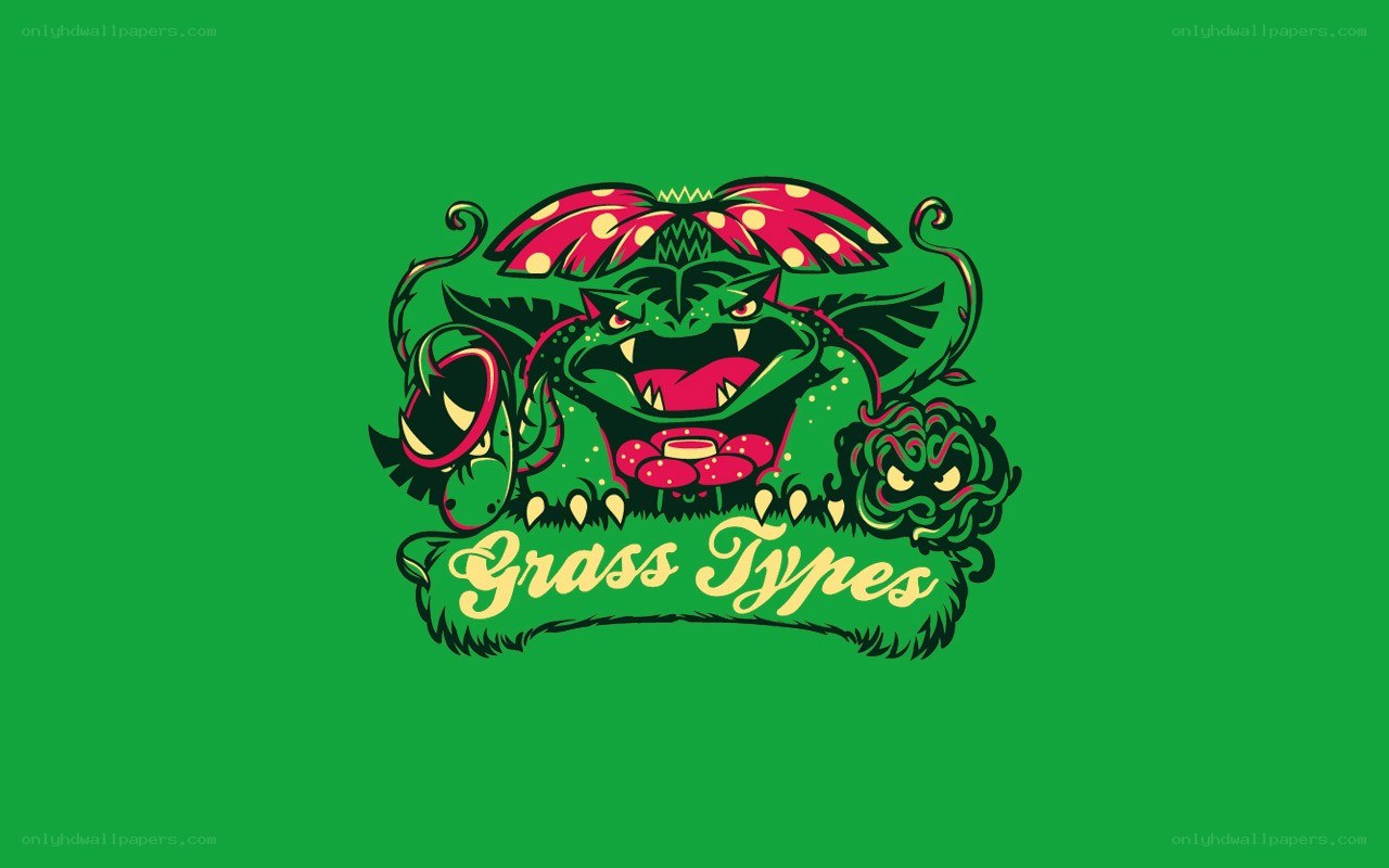 Grass Types logo design