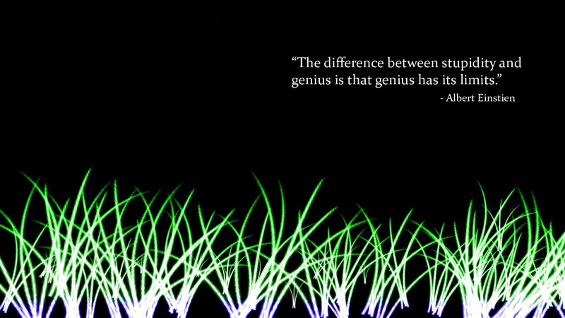 grass with quote