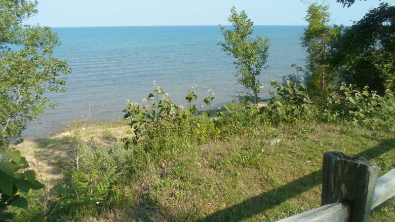 Grassy Hill Overlooking Lake