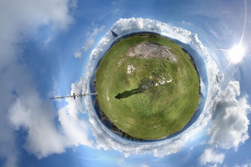 Grassy Hilltop Sphere