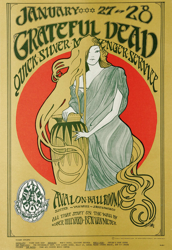 Grateful Dead concert poster