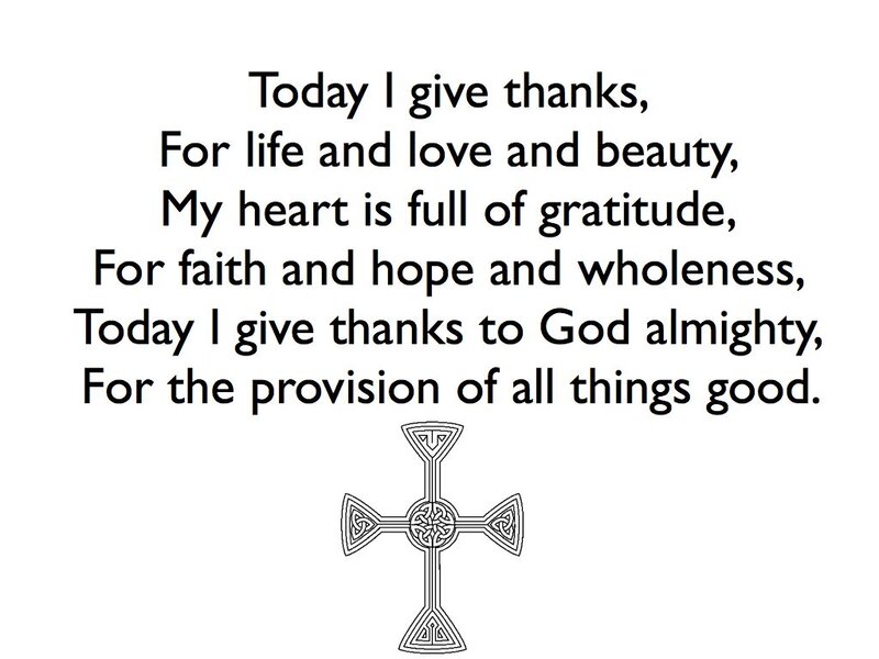 Gratitude Prayer Text