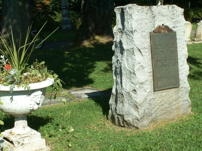 Grave marker for Uncle Sam