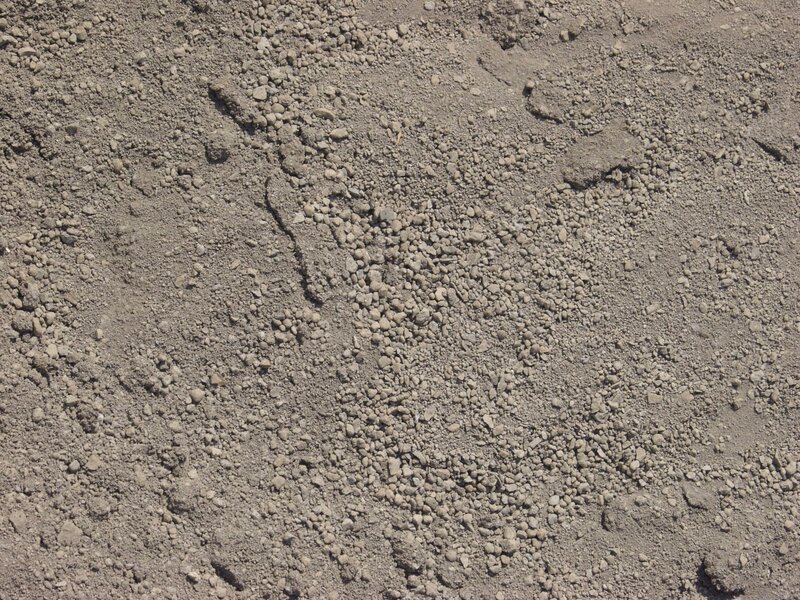 gravel and dirt surface