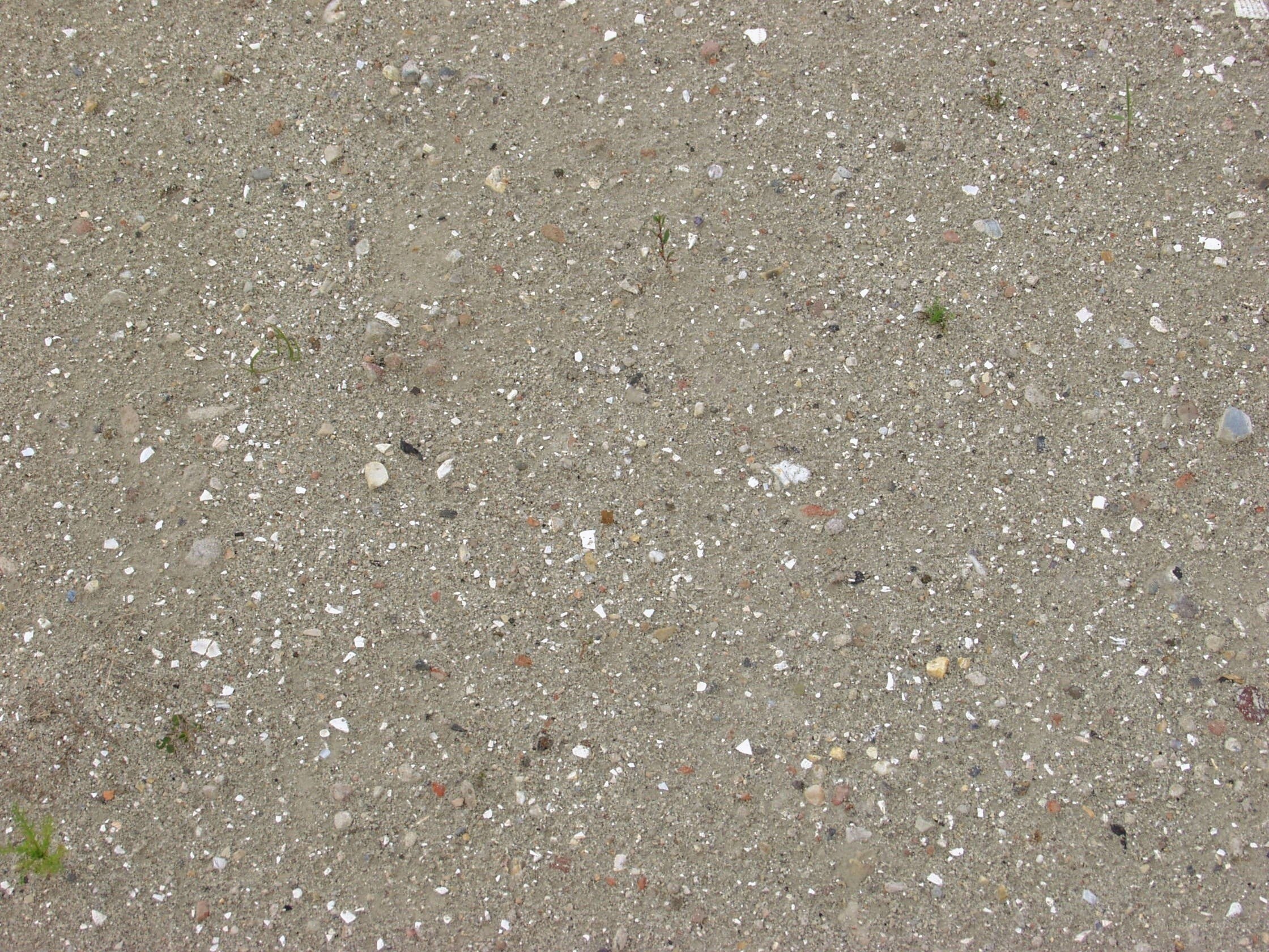 gravel and sand surface