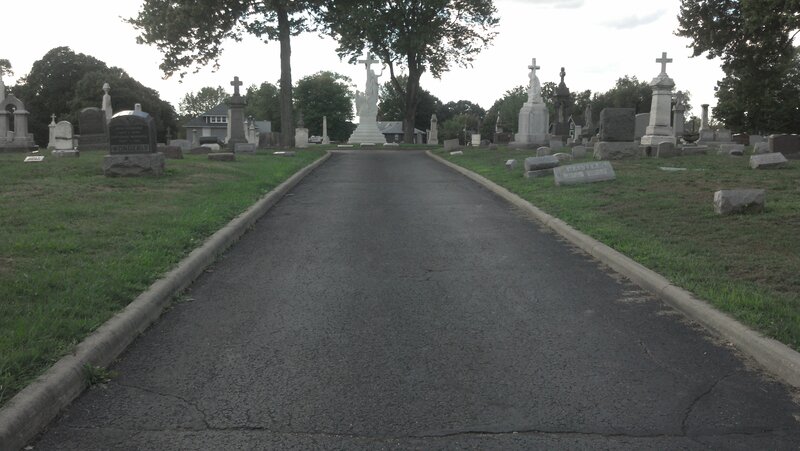 Gravel Path in Cemetery