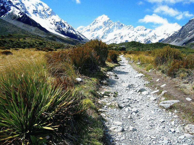 Gravel Path in Mountains