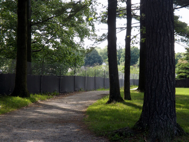 Gravel Path in Park — Green, Serene