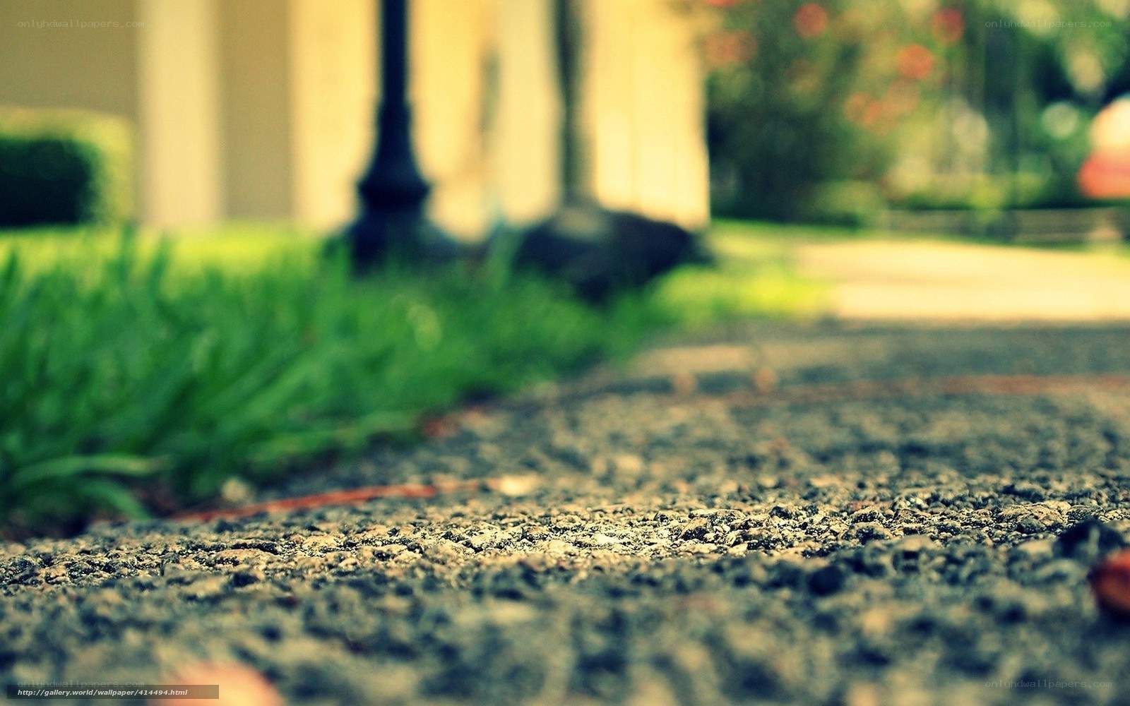 gravel path in park