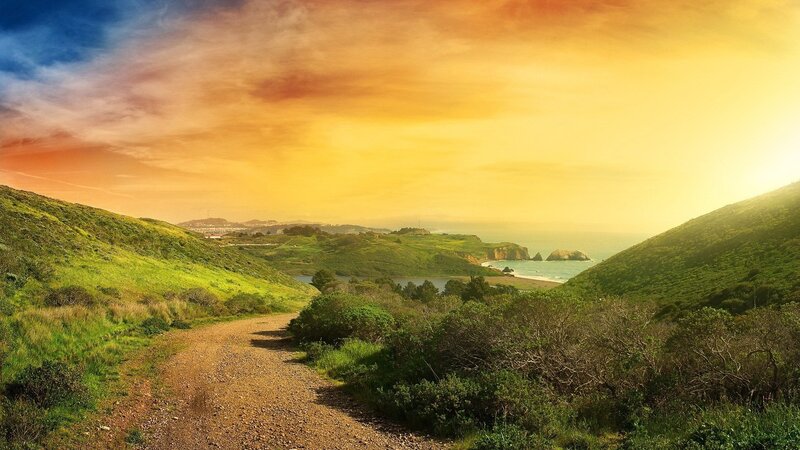 Gravel Path to Coast