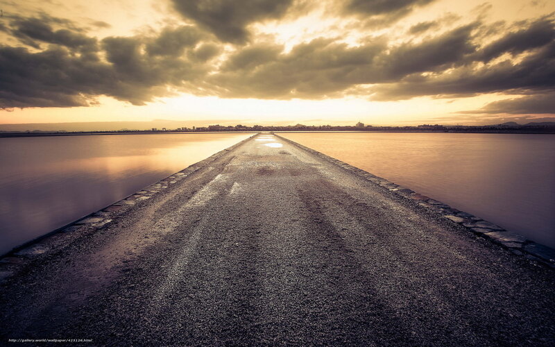 Gravel Path to Horizon