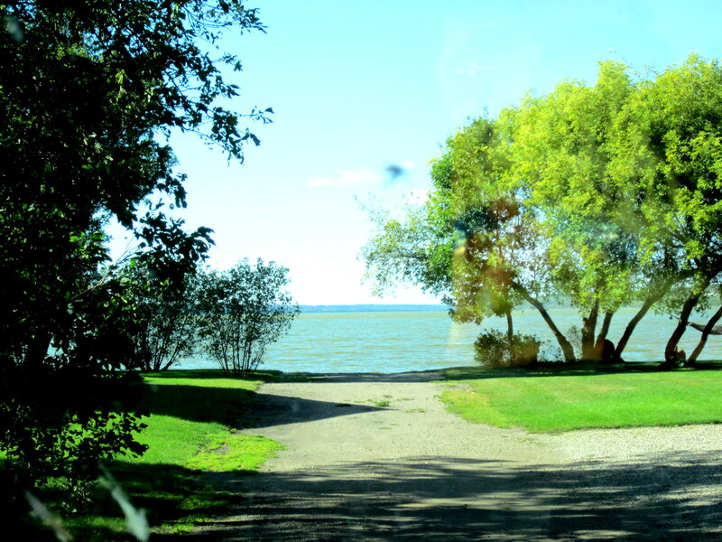 Gravel Path to Lake — Green