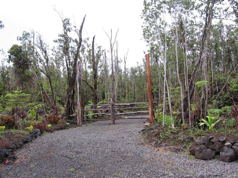 Gravel Path with Wooden Gate